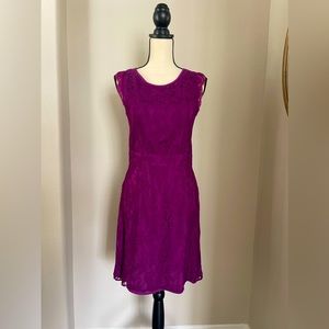 Purple lace dress - size M